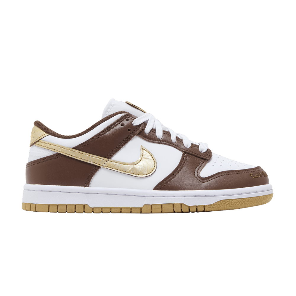 Nike Dunk Low GS 'Cacao Wow Metallic Gold