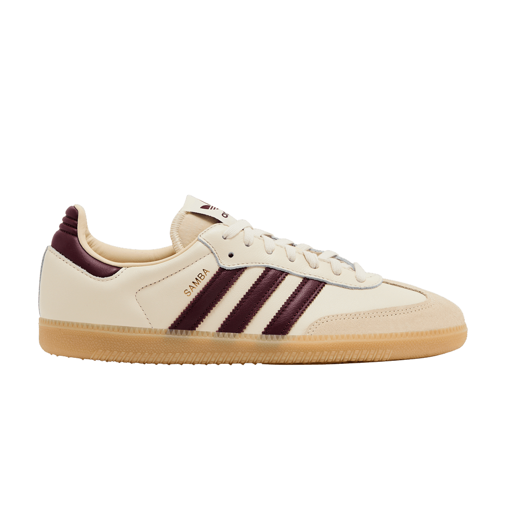 Adidas Samba OG 'Wonder White Shadow Red Gum'
