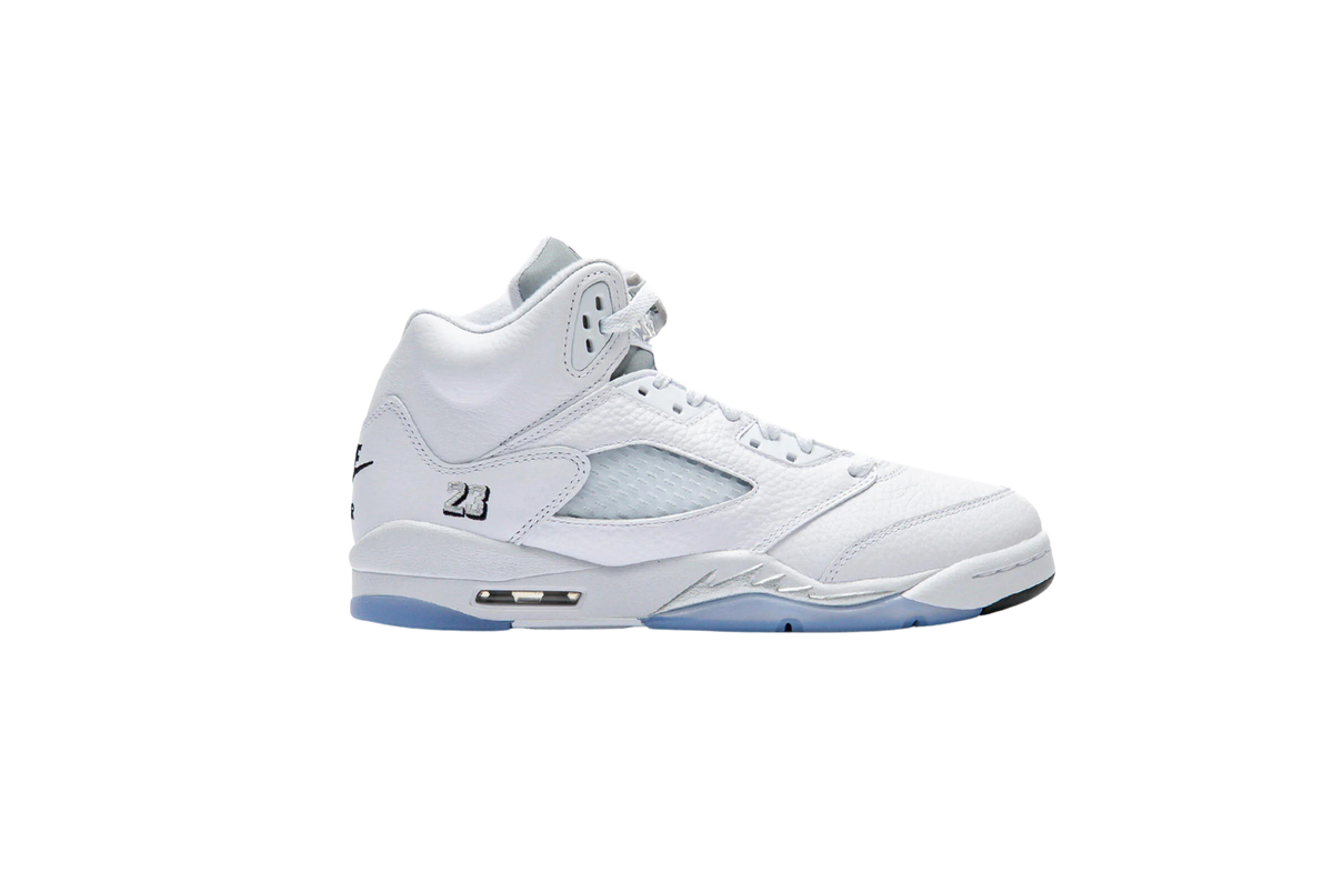 Air Jordan 5 GS 'White Metallic'